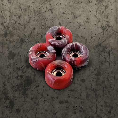 Ruedas CNC Swirls Rojas