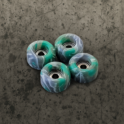 Ruedas CNC Swirls Verdes